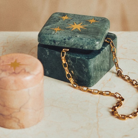 Starry Nights Marble Star Trinket Box - Picture 3 of 11